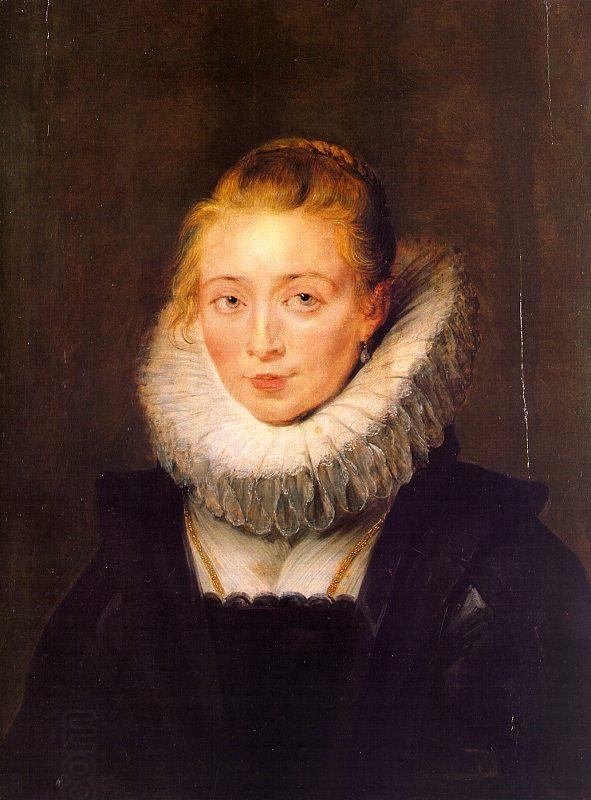Peter Paul Rubens The Maid of Honor to the Infant Isabella China oil painting art